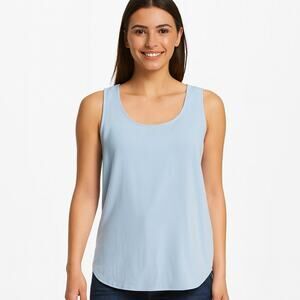 Halogen Kentucky Blue Sleeveless Tank Top – Size XS, Light Blue